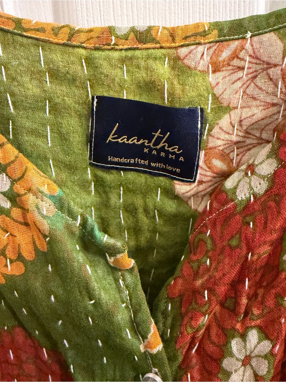 Reversible Kantha Jacket - Picture 6 of 14